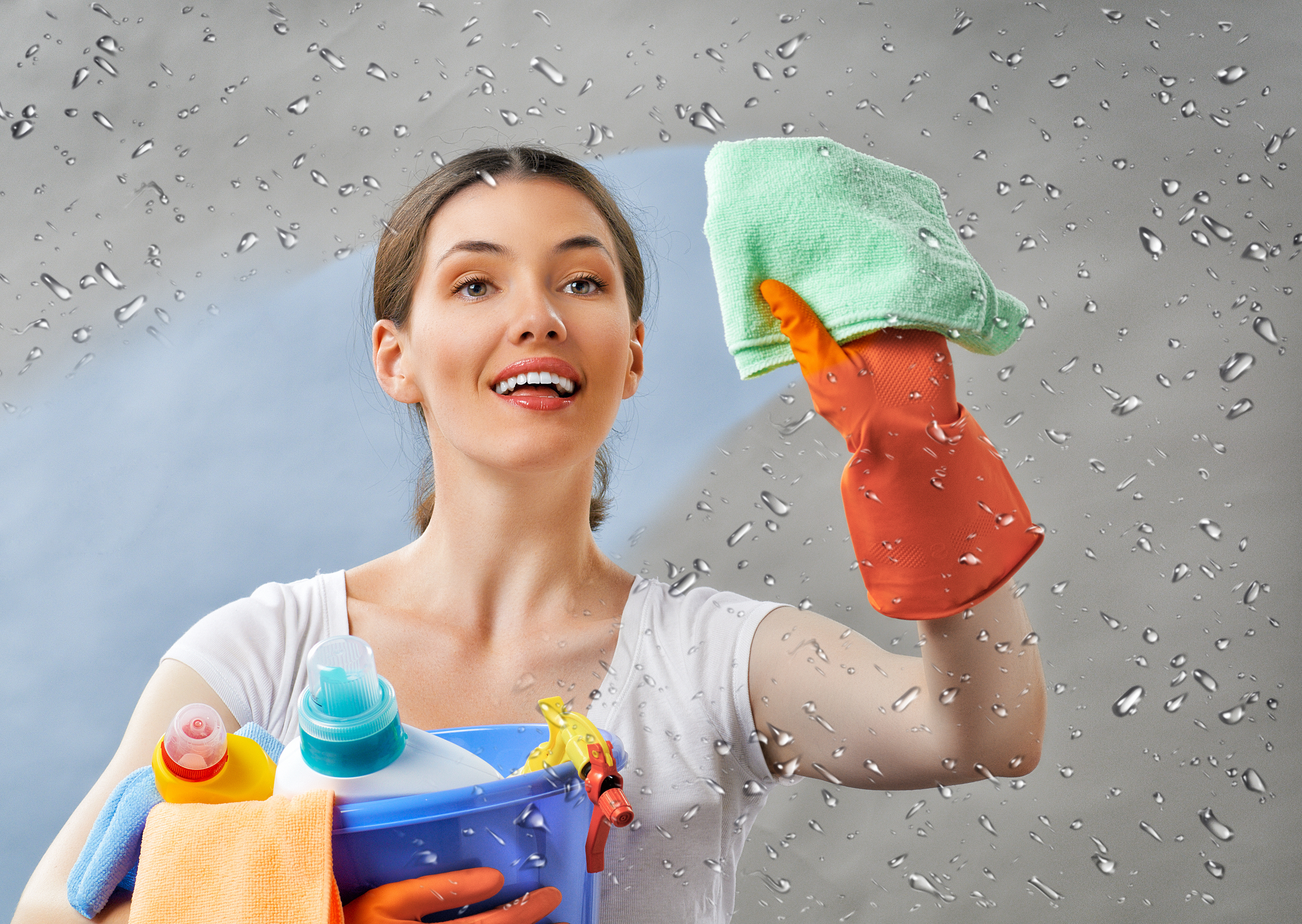 Helps cleaning. Клининг фото картинки для рекламы. Клининг Воскресенск. Домохозяйка стикер. Мойщица окон.